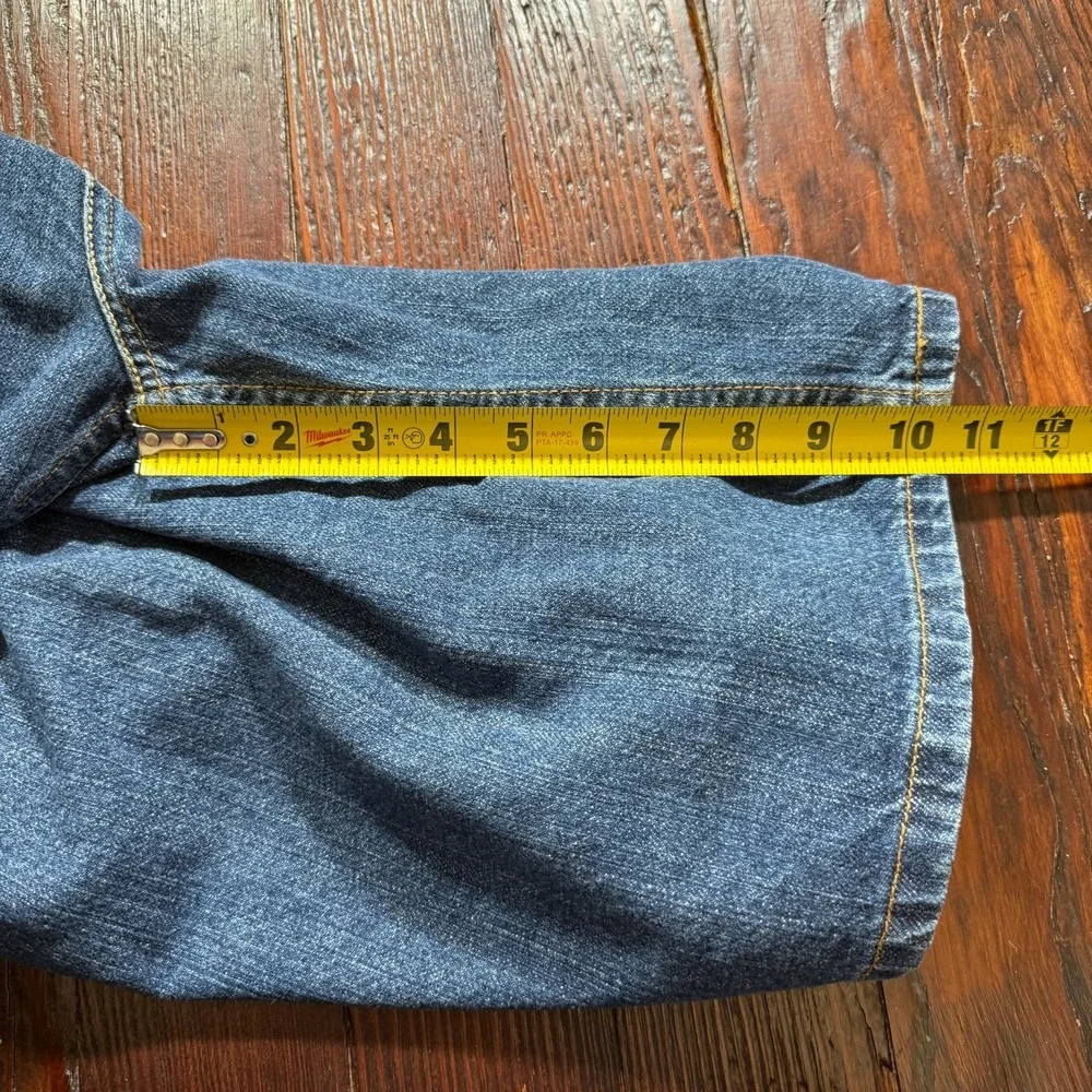 Levis 505 Shorts Mens 42 Blue Denim 42x10 Jorts Jean 90s‎ Grunge